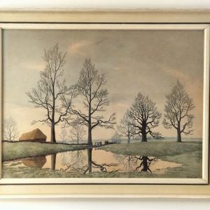 Print of “Flooded Meadow“ by artist Tristam Paul Hillier