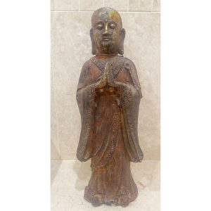 Cast-Iron Bodhisattva Image